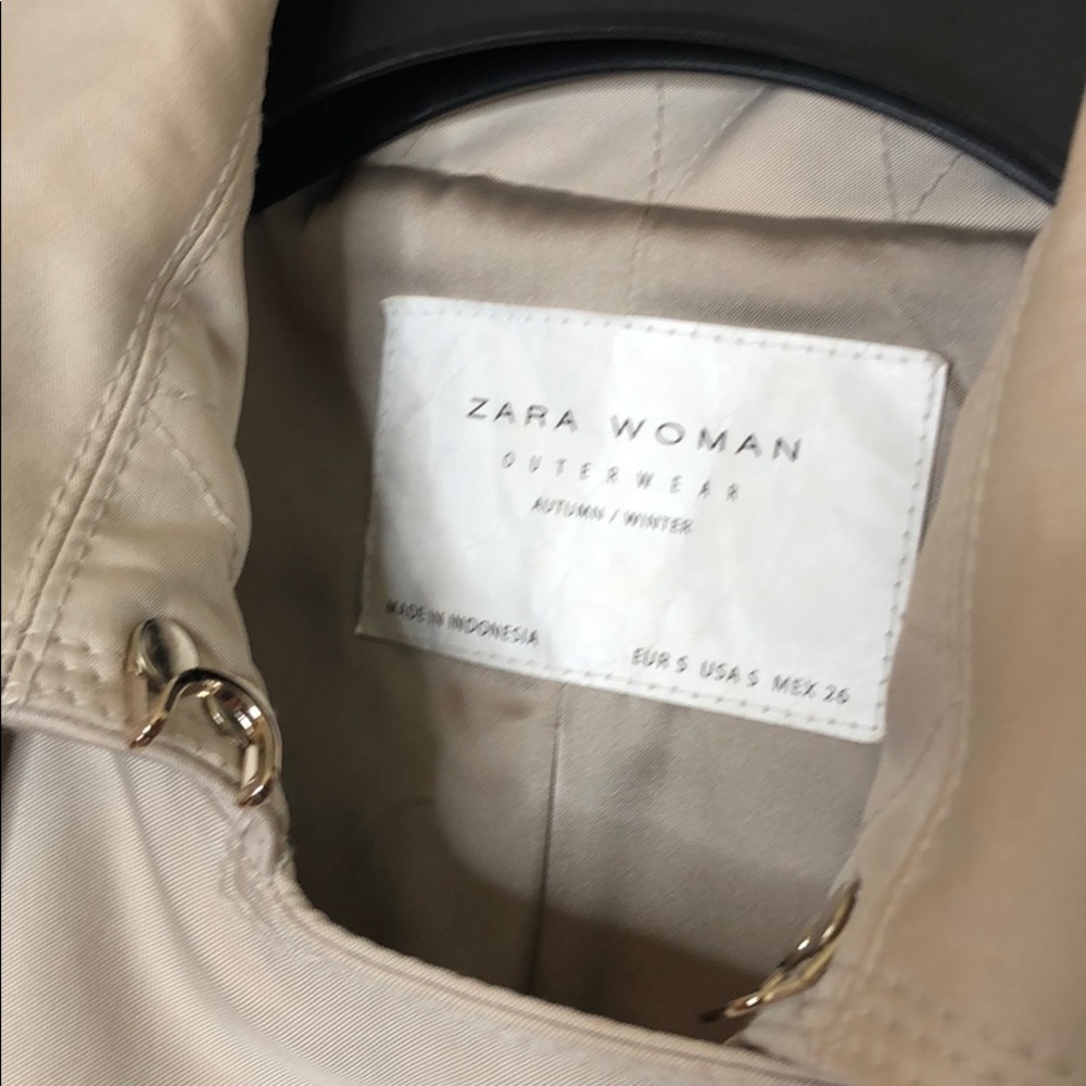 Zara Coat light cream/beige/tan Small - Picture 7 of 12